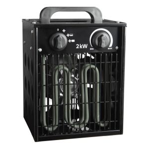 Gorilla 2kw Fan Heater (Tall Black)