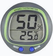 ETI Thermo Hygrometer - panel mounted