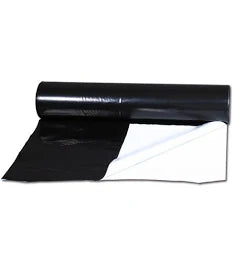 Black/White Visqueen Sheeting 8x25m | Lightproof Grow Room Liner