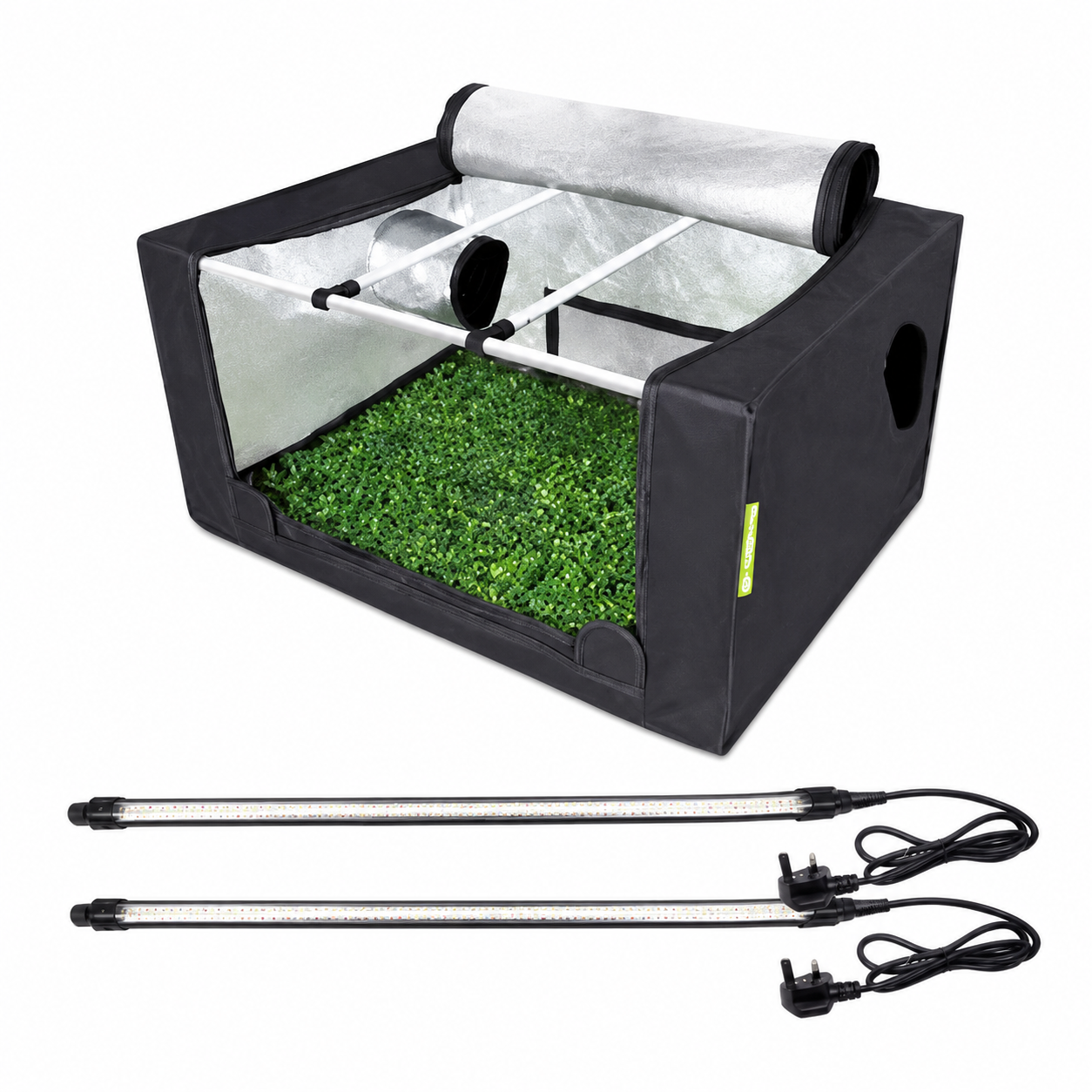 Garden HighPro Probox Propagator Medium Complete Propagation Kit (80x60x40cm) + 2 x Gorilla 12W LED Grow Lights