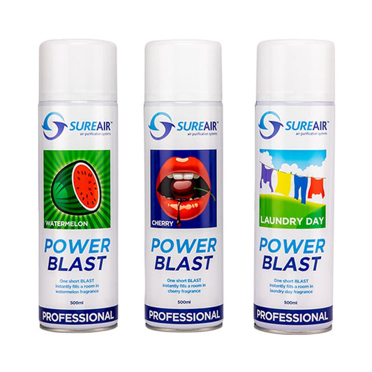 Sureair Powerblast 500ml (Cherry, Laundry Day, Water Melon)