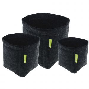 Garden HighPro (10 Pack) BASIC Round Fabric Pot (30lt, 50lt)with Handles