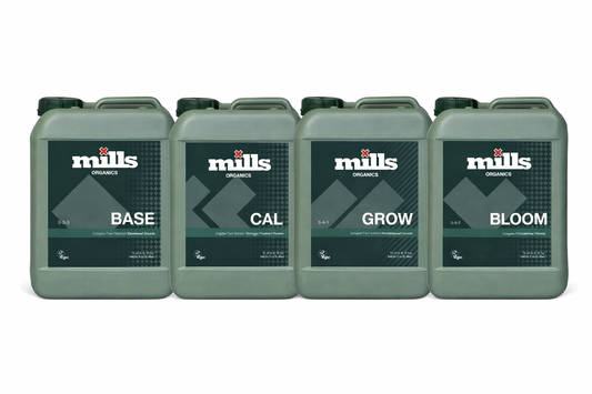 CLEARANCE - Mills Organics Nutrient Bundle (Grow, Bloom, Cal, Base)
