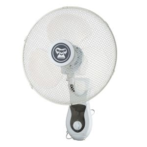 Gorilla Oscillating 16" Wall Fan (40cm) - 3 Speed