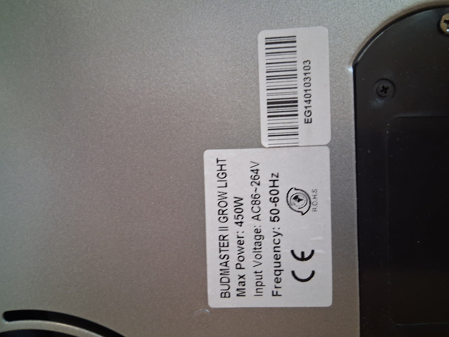 CLEARANCE - Budmaster II 450W LED Grow Light