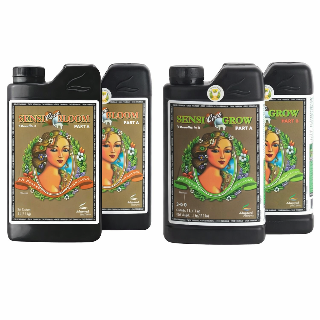 CLEARANCE - BUNDLE Advanced Nutrients Set - Sensi Coco Grow + Bloom 1lt A+B Set