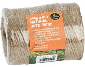 Garland 3 Ply Natural Jute Twine (40m, 60m, 150m, 300m)