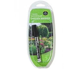 Garland Black Waterproof Garden Marker